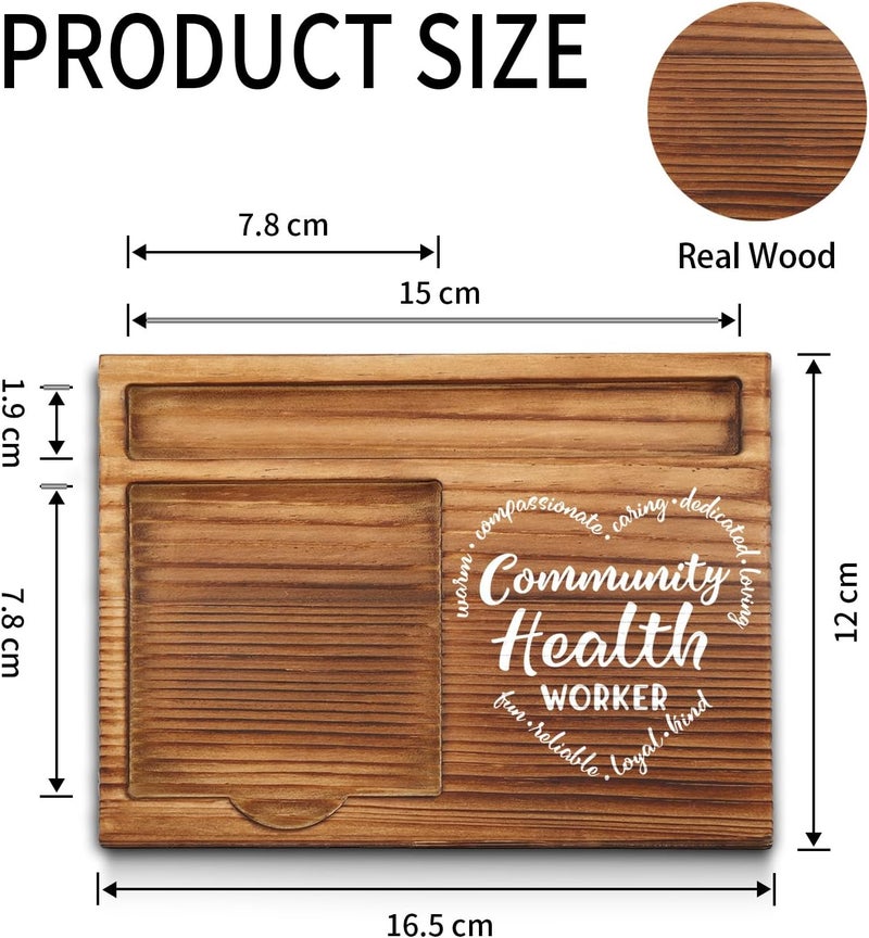 akeke Community Health Worker Gifts, Community Health Worker Appreciation Gifts, Thank You Gifts for Community Health Worker, Health Care Worker Desk Self-Stick Note Pad Holders GSH14 - Image 2